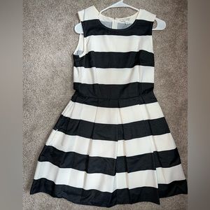 GAP Fit & Flare Rugby Stripe Dress